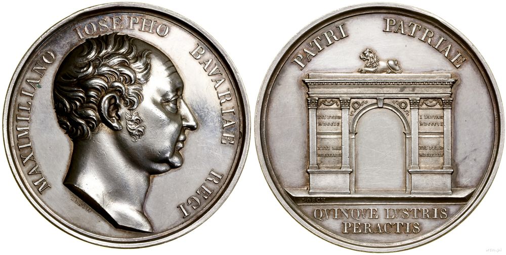 Niemcy, medal pamiątkowy, 1824