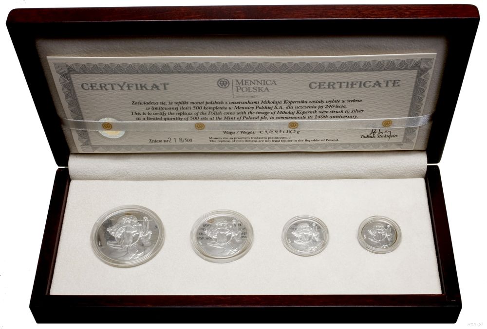 Polska, zestaw 4 replik, 2006