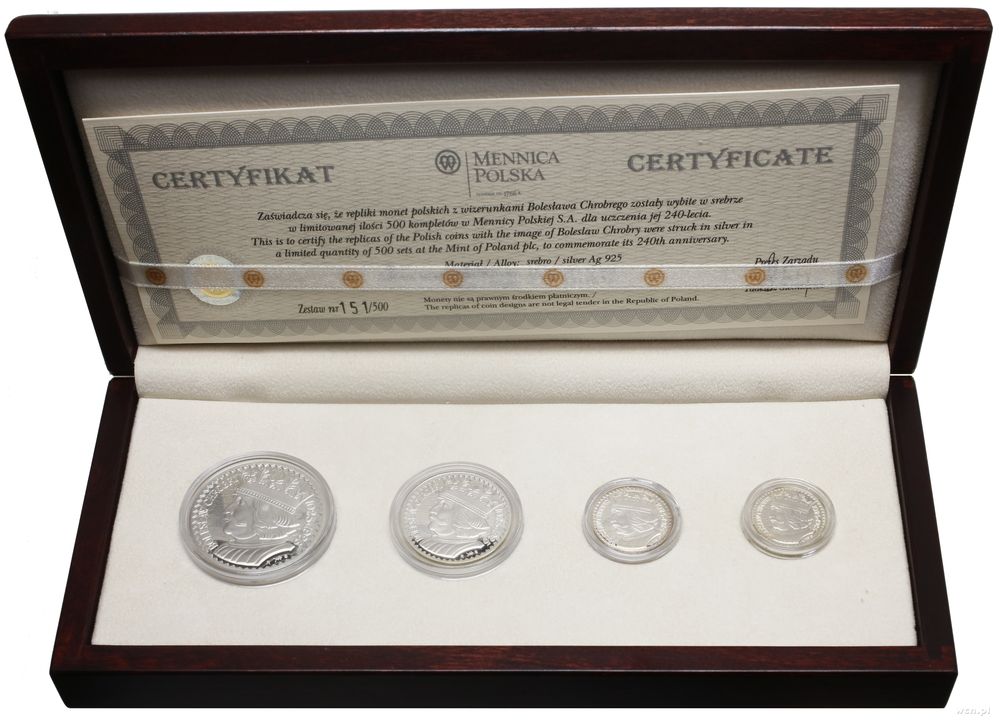 Polska, zestaw 4 replik, 2006