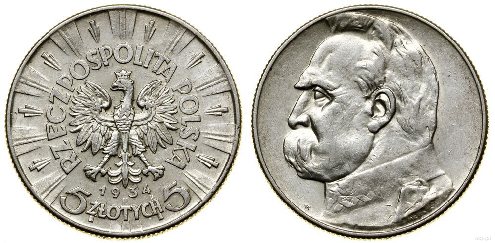 Polska, 5 złotych, 1934