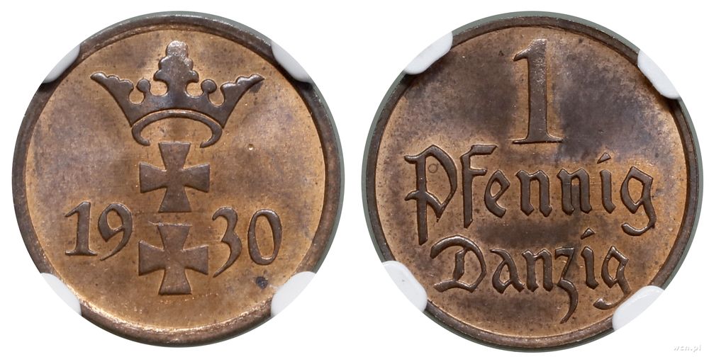 Polska, 1 fenig, 1930