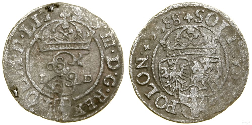 Polska, szeląg, 1588 ID