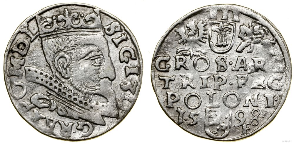 Polska, trojak, 1598