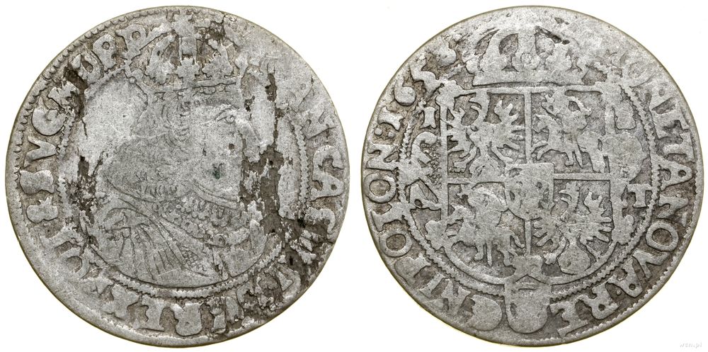 Polska, ort, 1653 AT