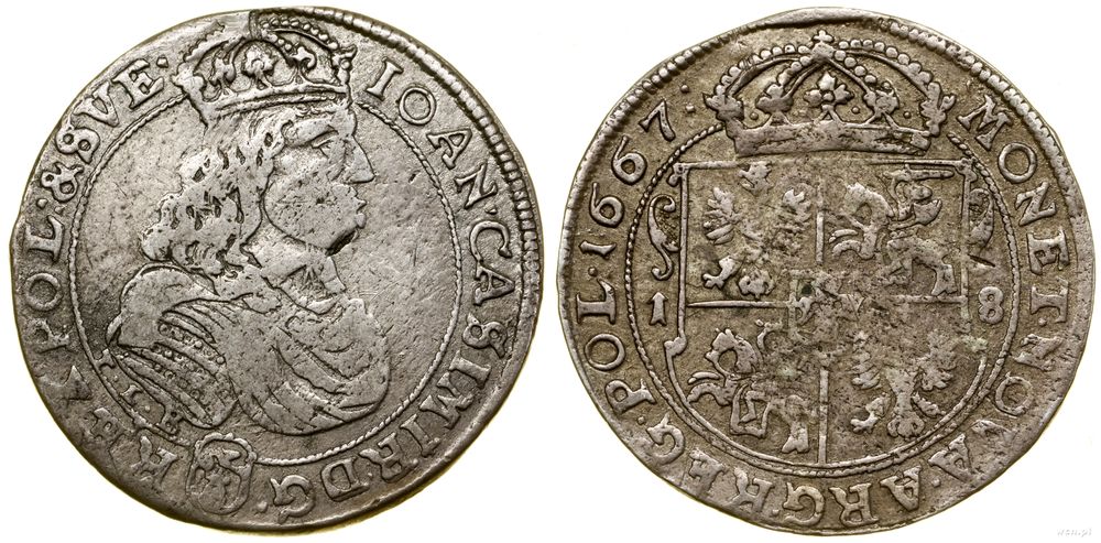 Polska, ort, 1667 TLB