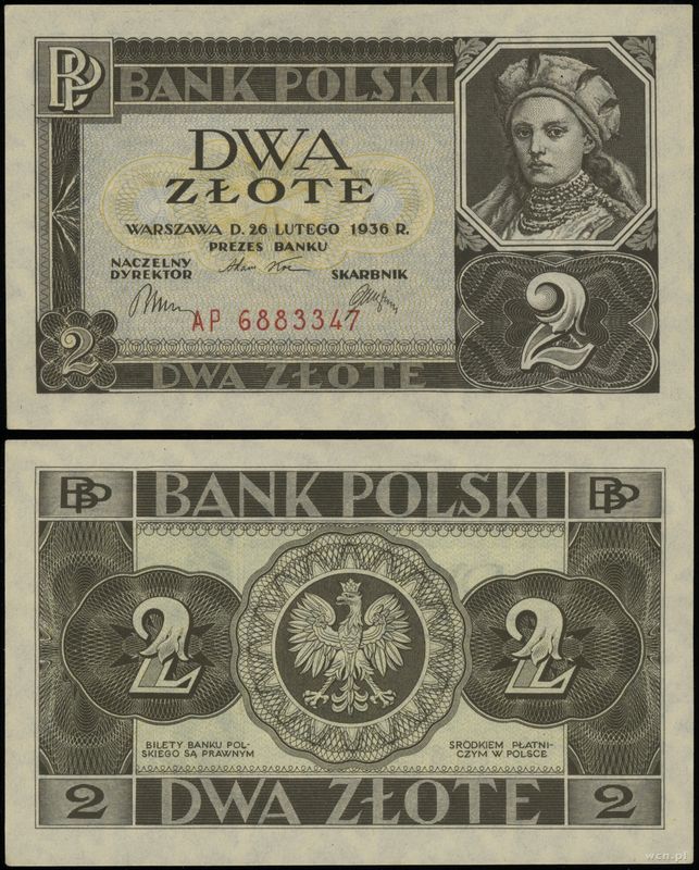 Polska, 2 złote, 26.02.1936