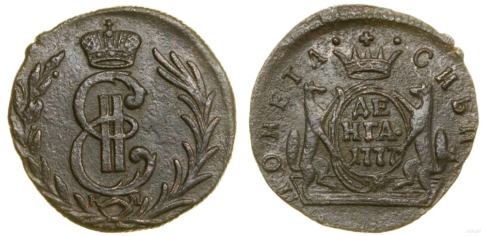 Rosja, dienga, 1777 KM