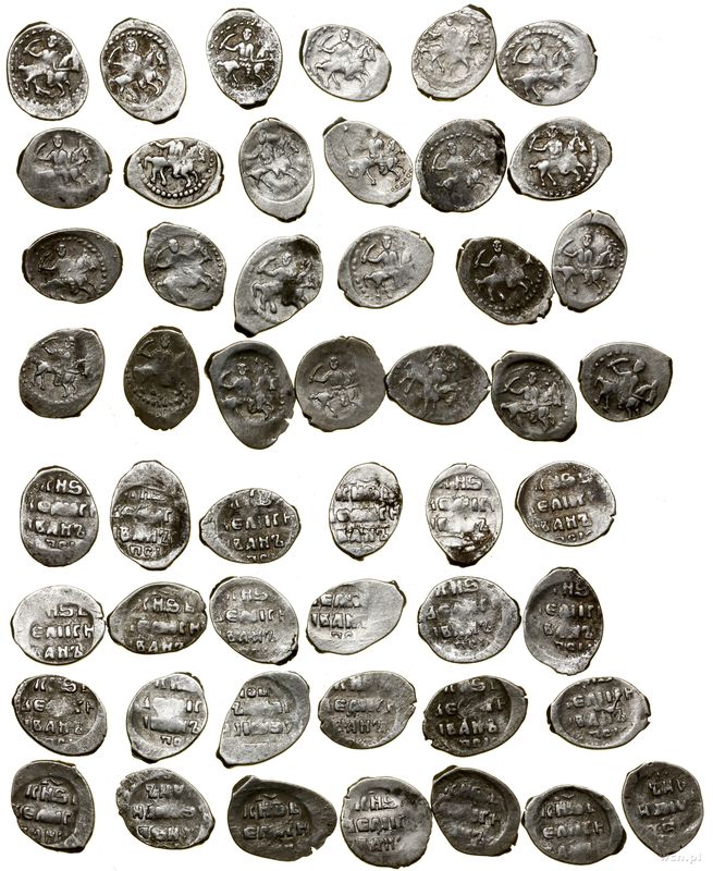 Rosja, zestaw: 25 x kopiejka, 1533–1584