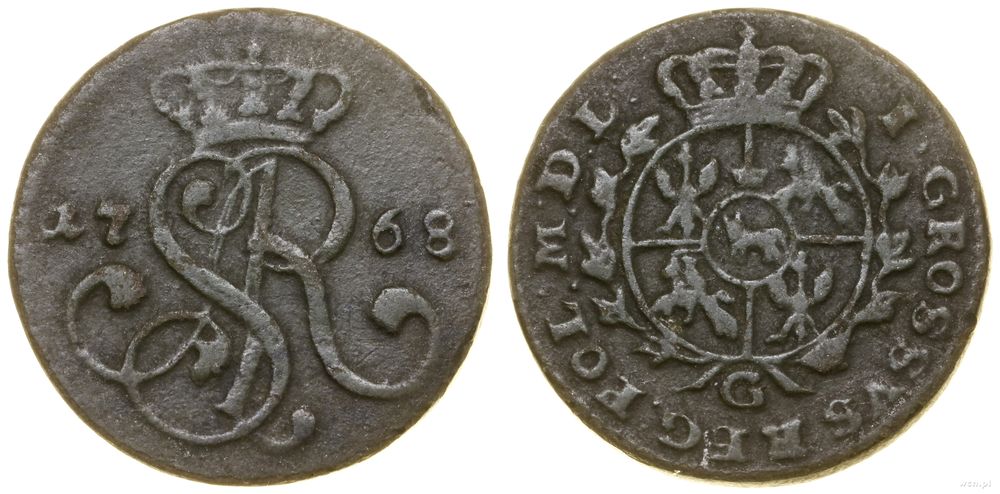 Polska, grosz, 1768 G