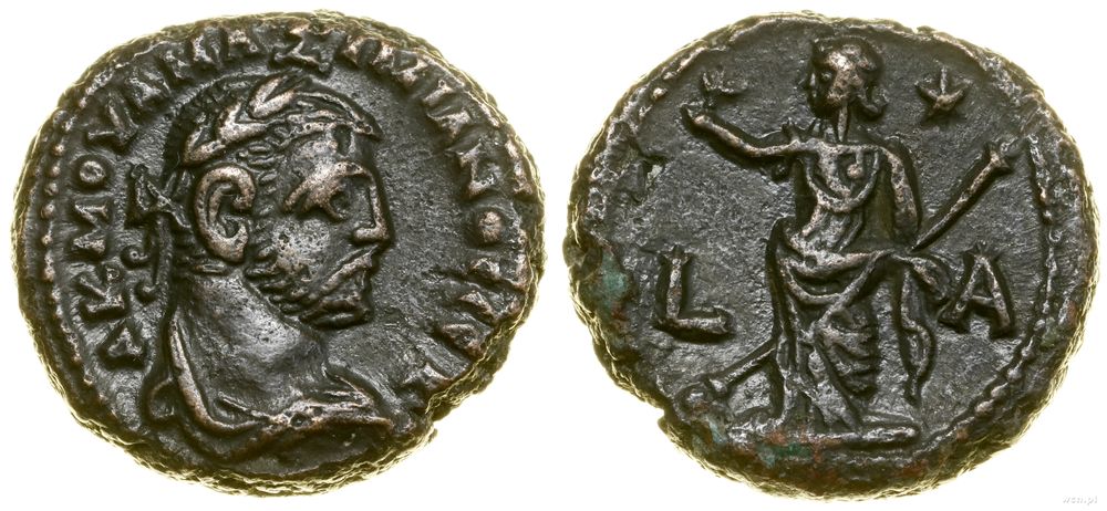 Rzym prowincjonalny, tetradrachma bilonowa, rok 1 panowania (AD 285/286)