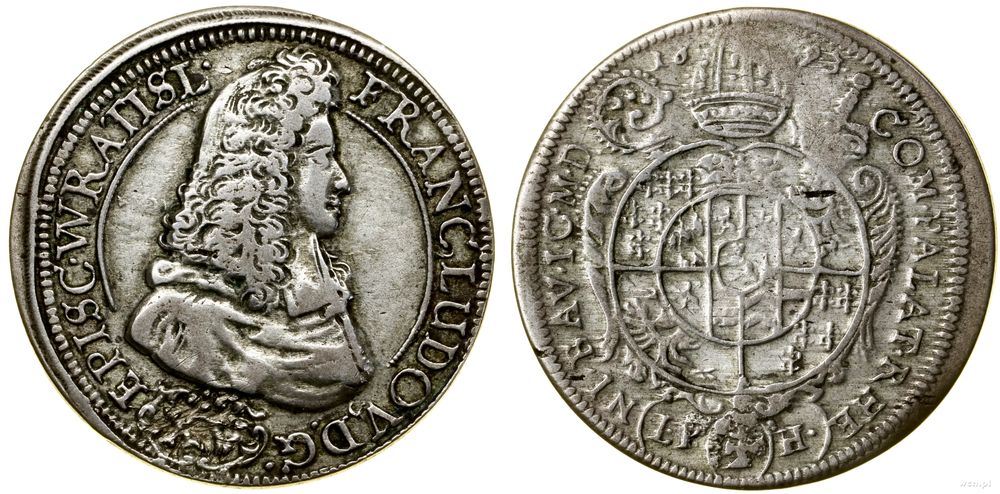 Śląsk, 15 krajcarów, 1693 LPH