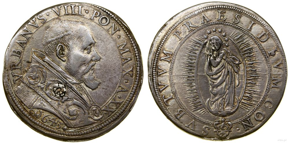 Watykan (Państwo Kościelne), piastra, 1643