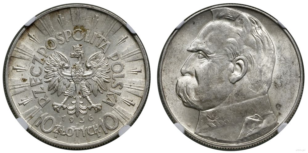 Polska, 10 złotych, 1936