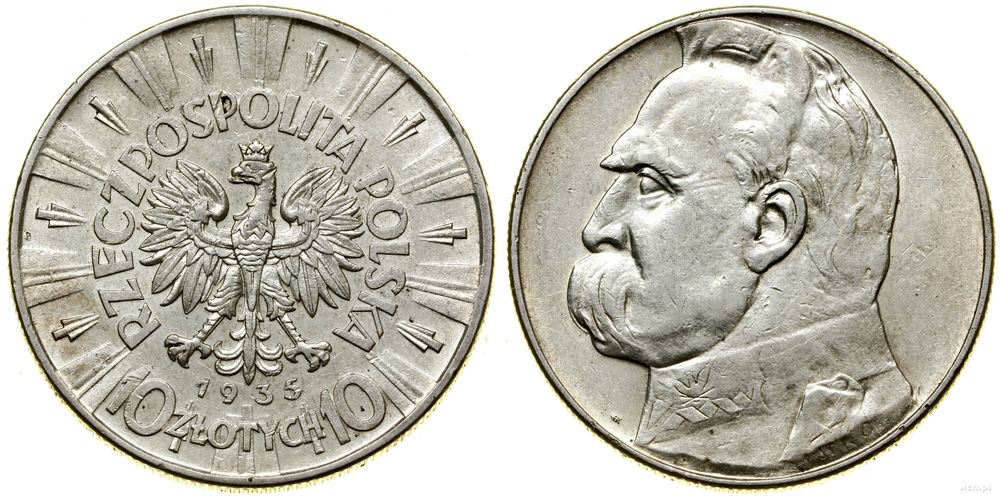 Polska, 10 złotych, 1935