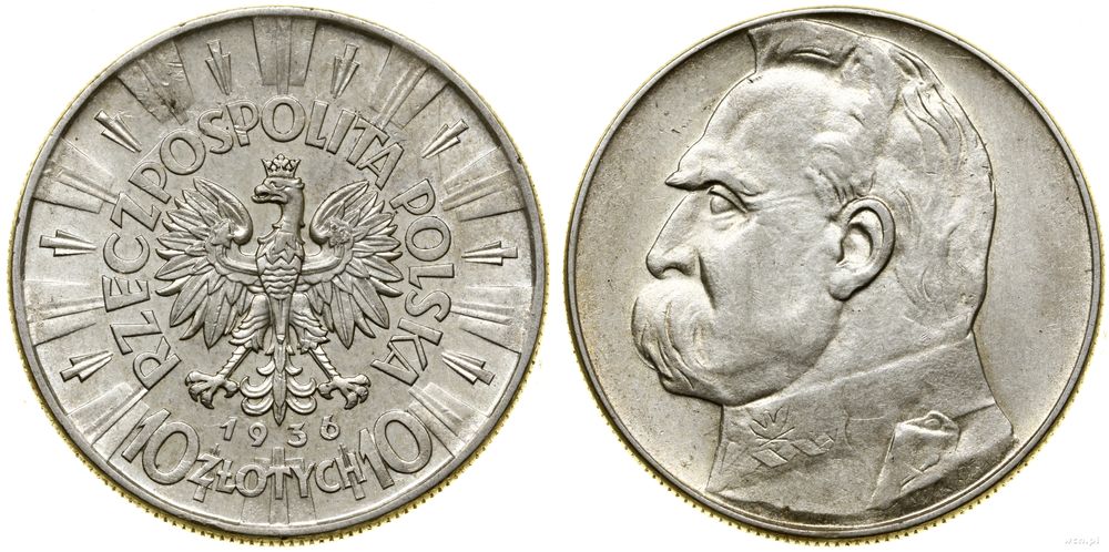 Polska, 10 złotych, 1936