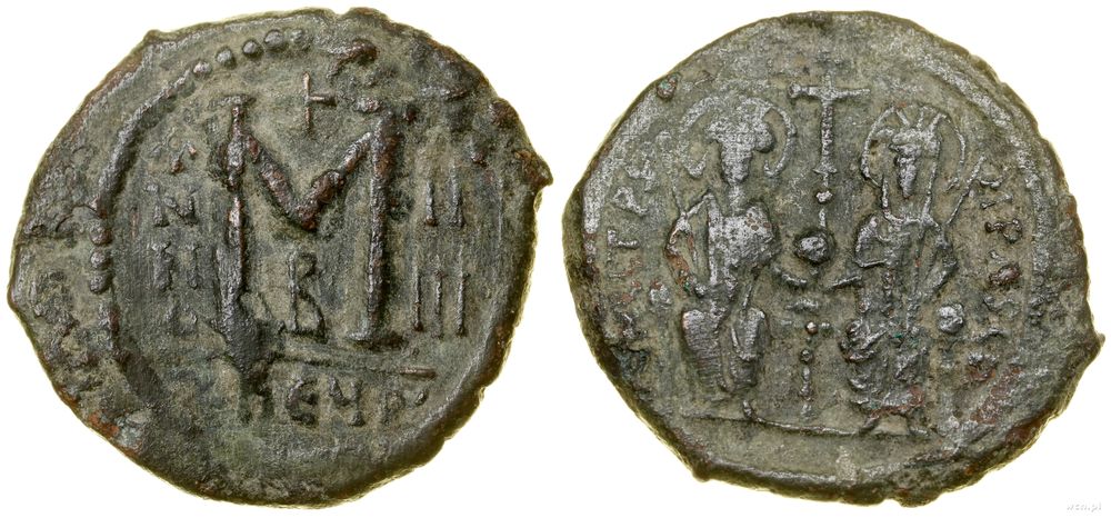 Bizancjum, follis, 5 rok panowania (569–570)