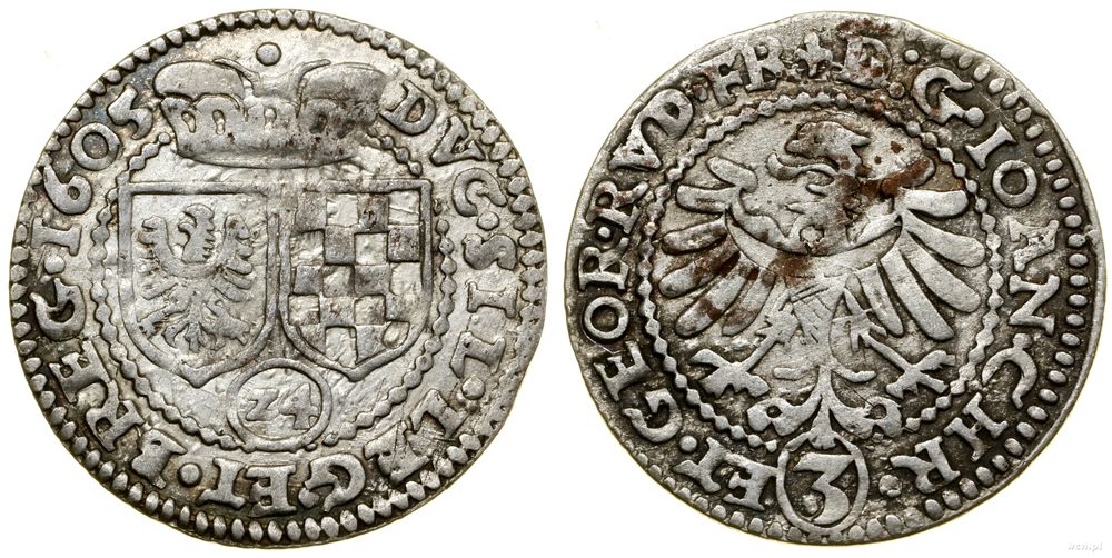 Śląsk, 3 krajcary, 1605