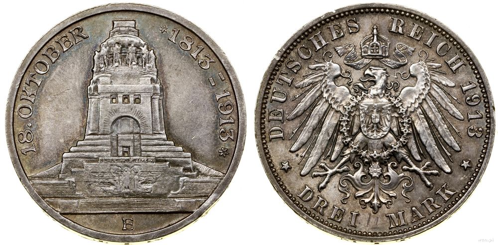 Niemcy, 3 marki, 1914 E