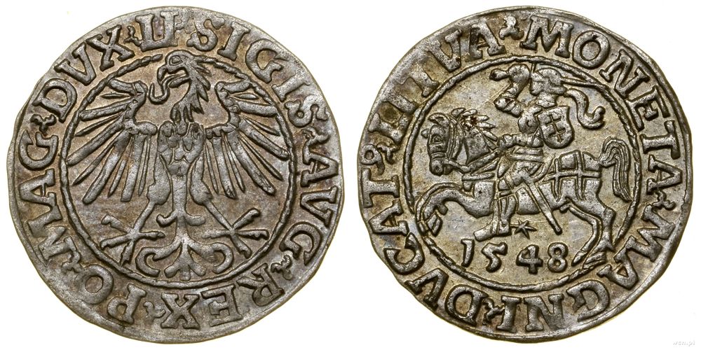 Polska, półgrosz, 1548