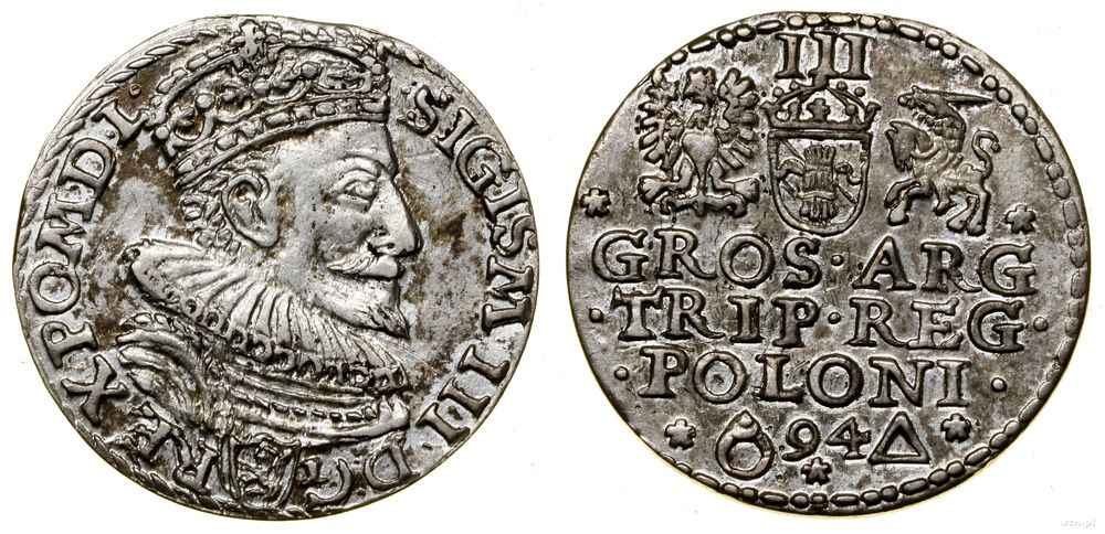 Polska, trojak, 1594