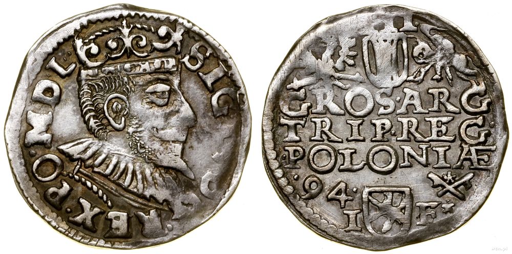 Polska, trojak, 1594
