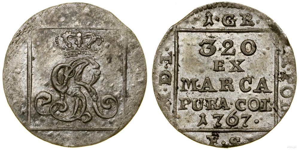 Polska, grosz srebrny, 1767 FS