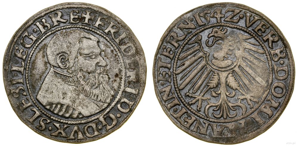 Śląsk, grosz, 1542
