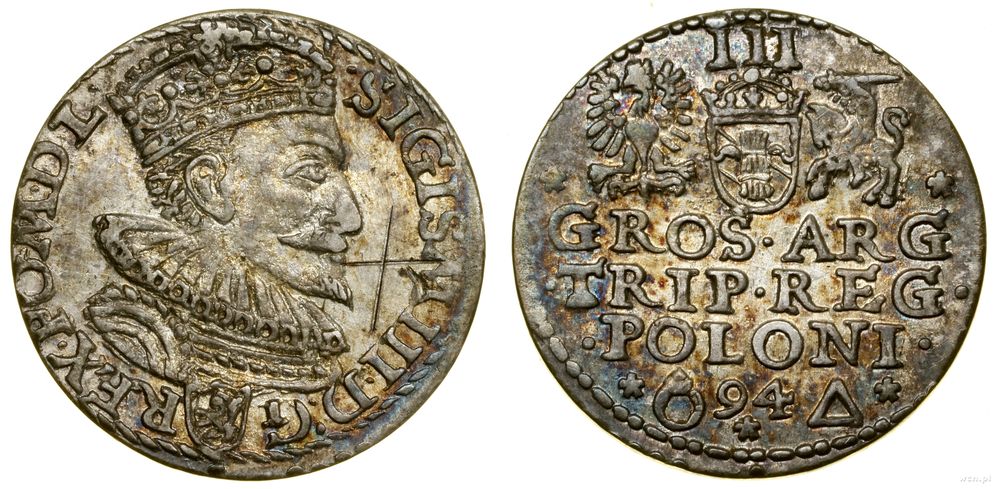 Polska, trojak, 1594