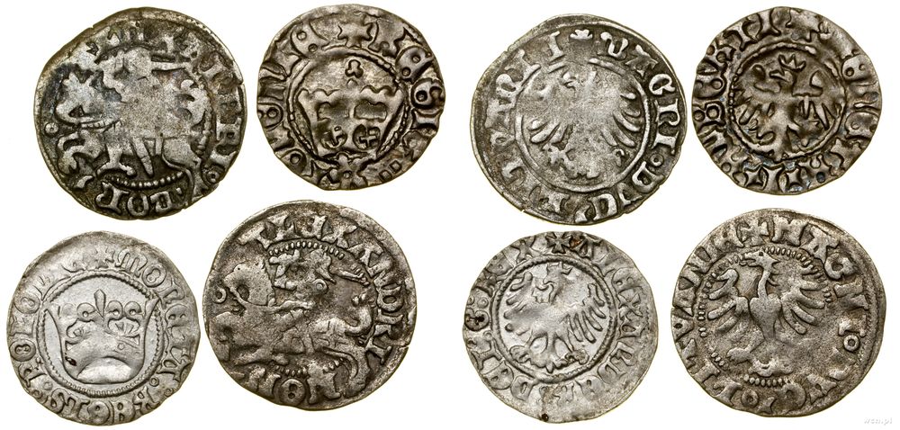 Polska, zestaw 4 monet