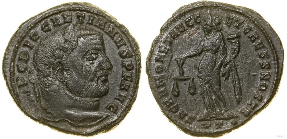 Cesarstwo Rzymskie, follis, (300–303)