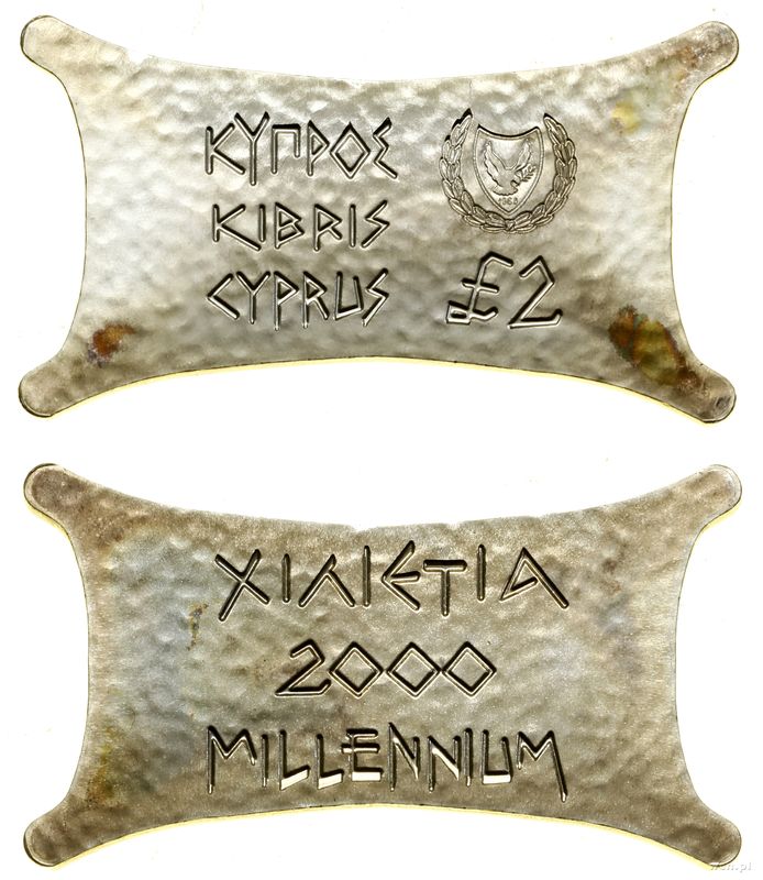 Cypr, 2 funty, 2000