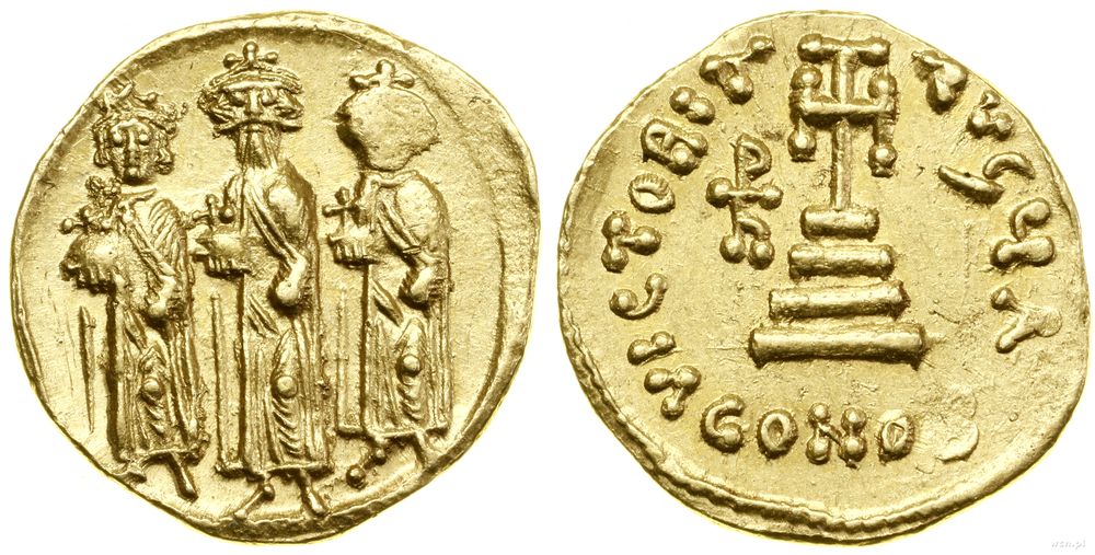 Bizancjum, solidus, (639–641)