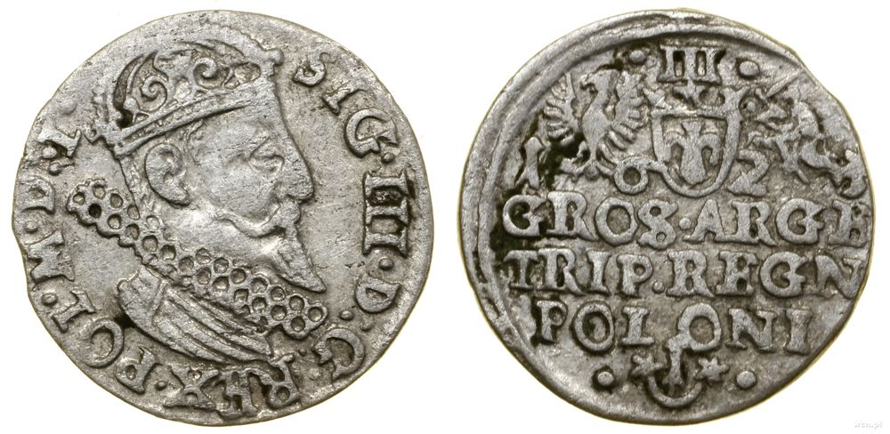 Polska, trojak, 1623