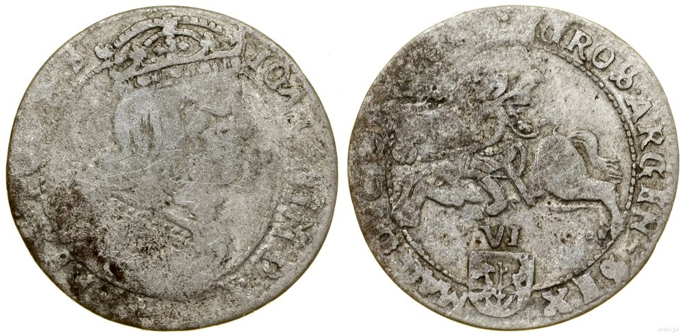 Polska, szóstak, 1664 TLB