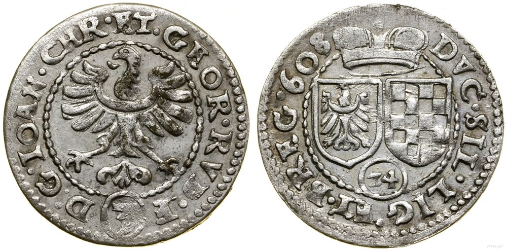 Śląsk, 3 krajcary, 1608