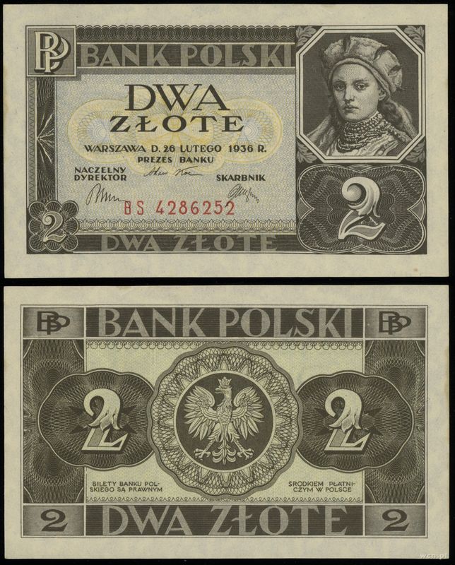 Polska, 2 złote, 26.02.1936