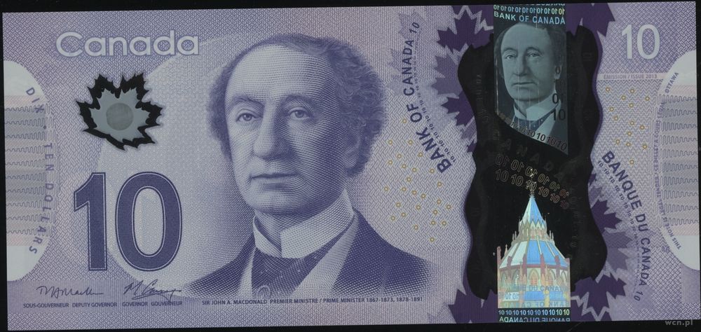 Kanada, 10 dolarów, 2013