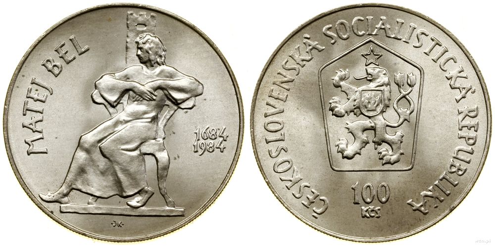 Czechosłowacja, 100 koron, 1984