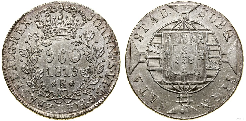 Brazylia, 960 reali, 1819
