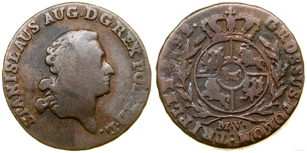 Polska, trojak, 1792 MV