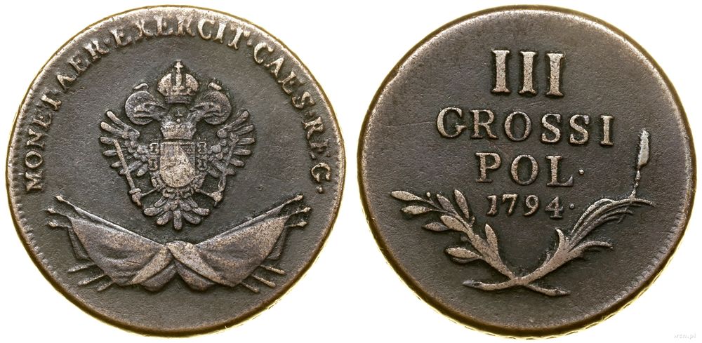 Polska, trojak, 1794
