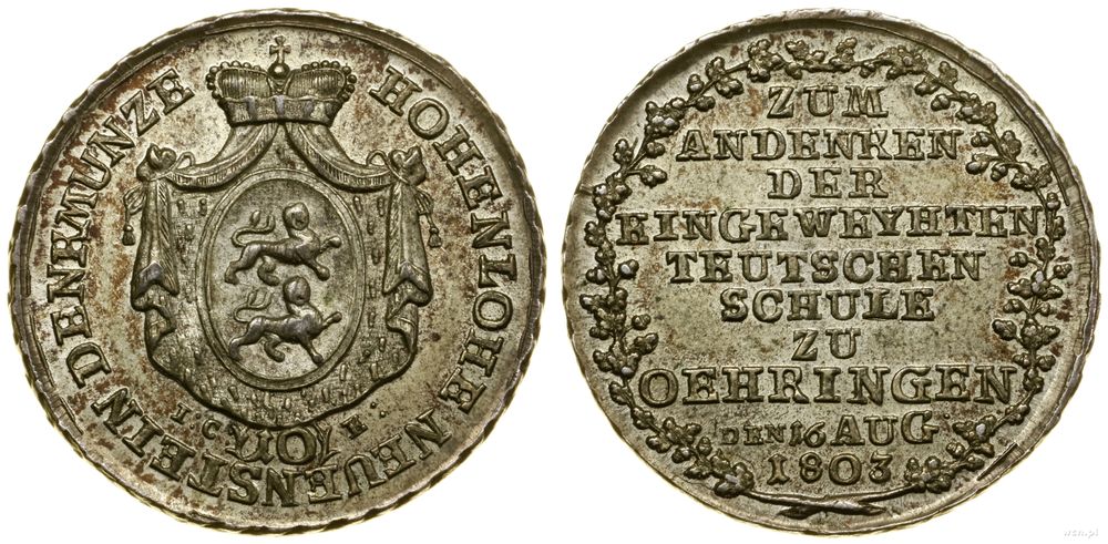 Niemcy, 10 krajcarów, 1803