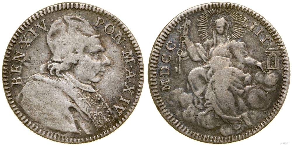 Watykan (Państwo Kościelne), 2 giulio, 1753