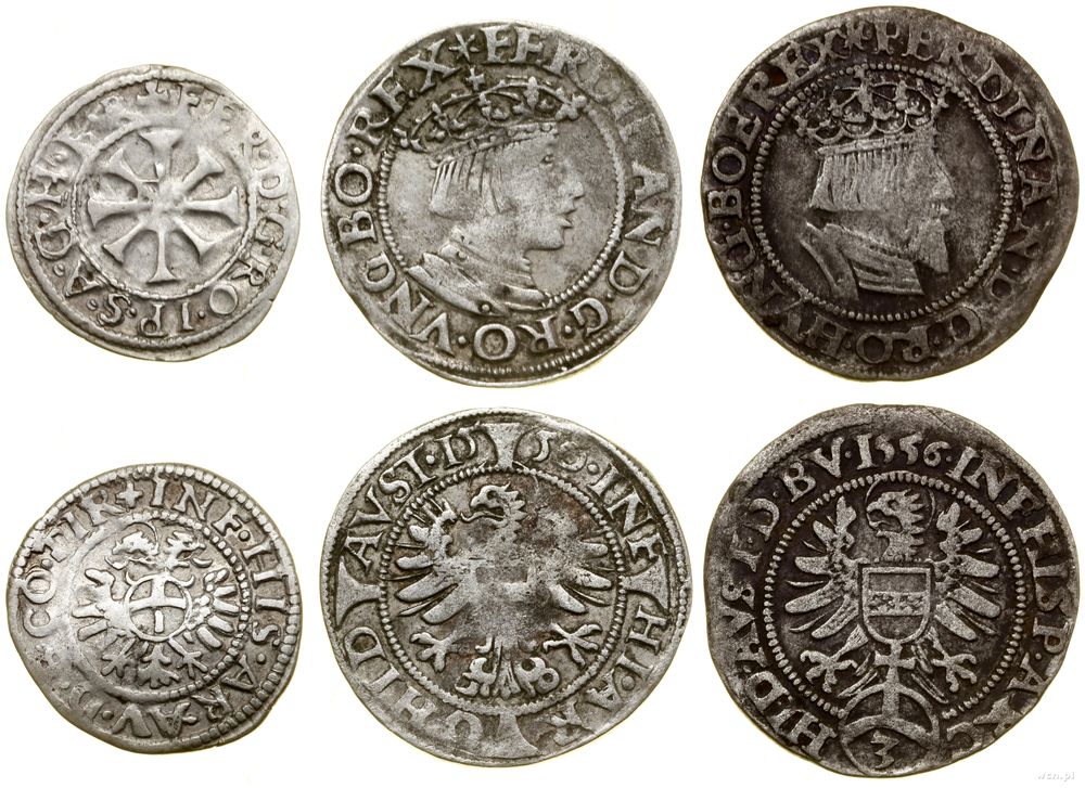 Austria, zestaw 3 monet