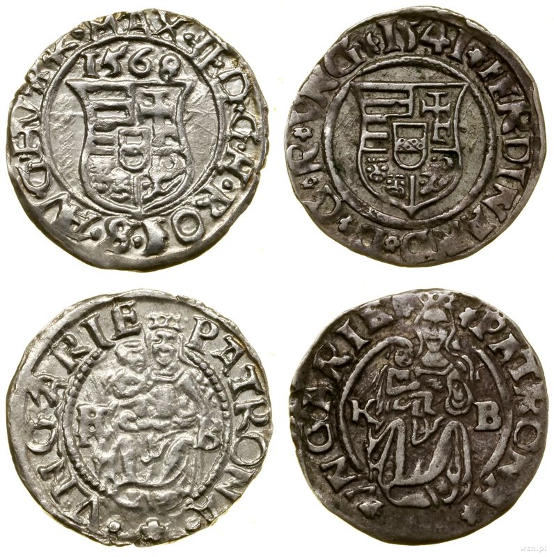 Węgry, zestaw 2 x denar