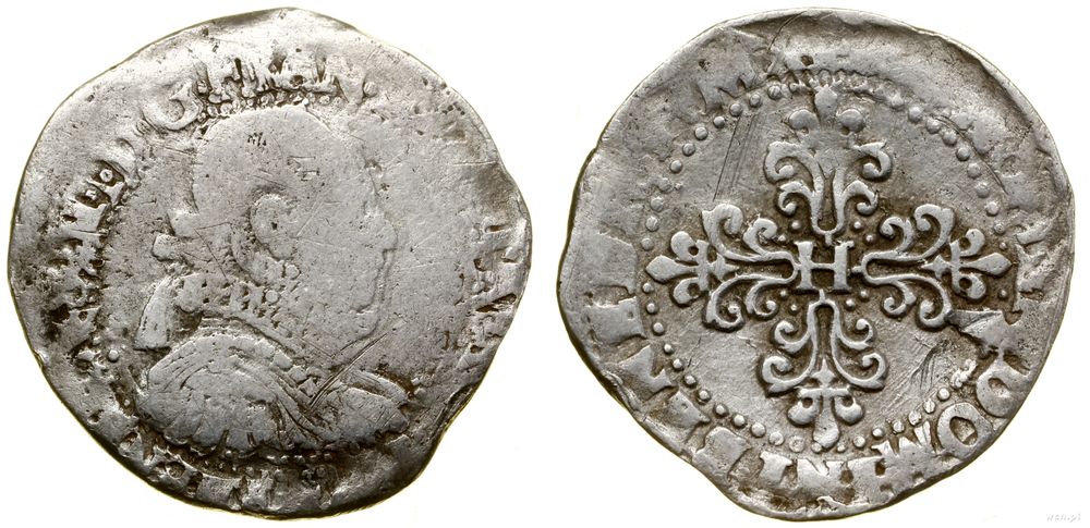 Polska, 1/4 franka, niewidoczna data