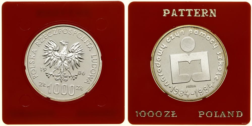Polska, 1.000 złotych, 1986