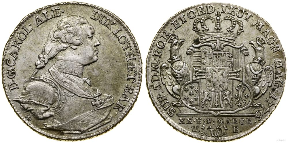 Austria, półtalar, 1776