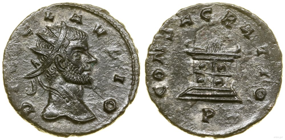Cesarstwo Rzymskie, antoninian bilonowy, (270)