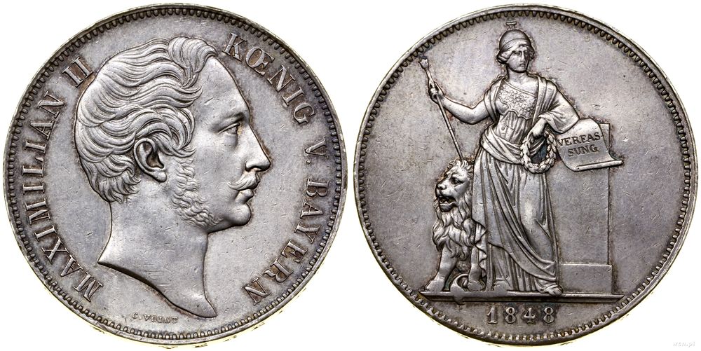 Niemcy, dwutalar, 1848